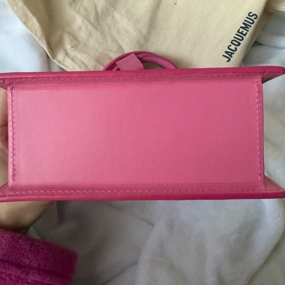 NWT Jacquemus Le Chiquito Noeud bag in pink - Picture 10 of 15